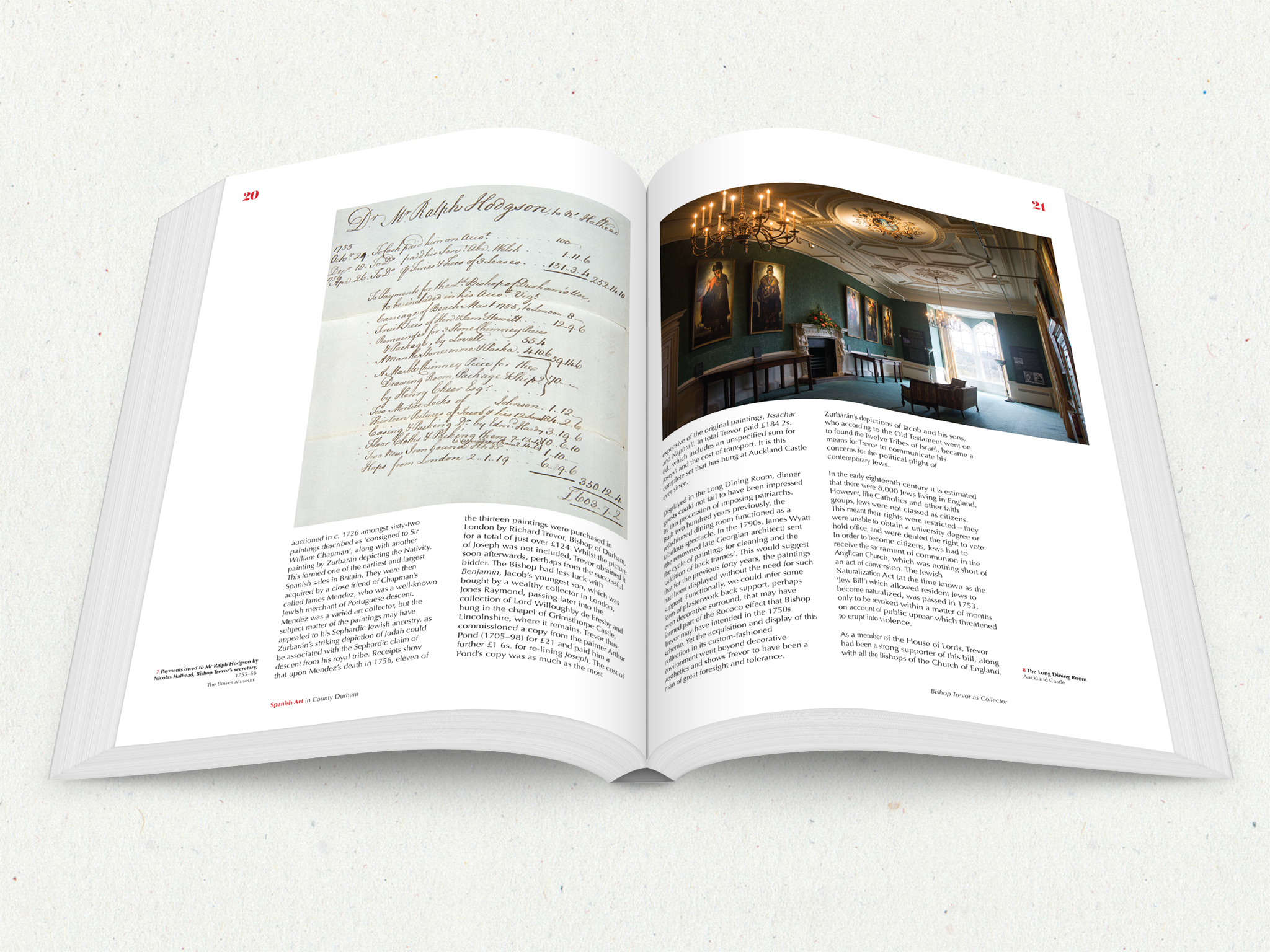 Spanish Art in County Durham inside spread