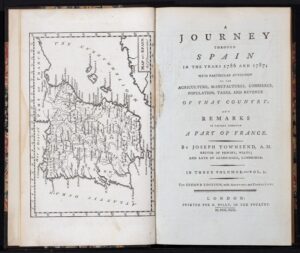 Frontispiece and title page from Joseph Townsend, A journey through Spain in the years 1786 and 1787 thumbnail