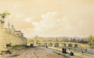 Valencia. View under the walls of the town on the banks of the Guadalquivir [sic] thumbnail