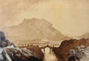 Landscape with the Puente de Diablo, Martorell (Barcelona) thumbnail