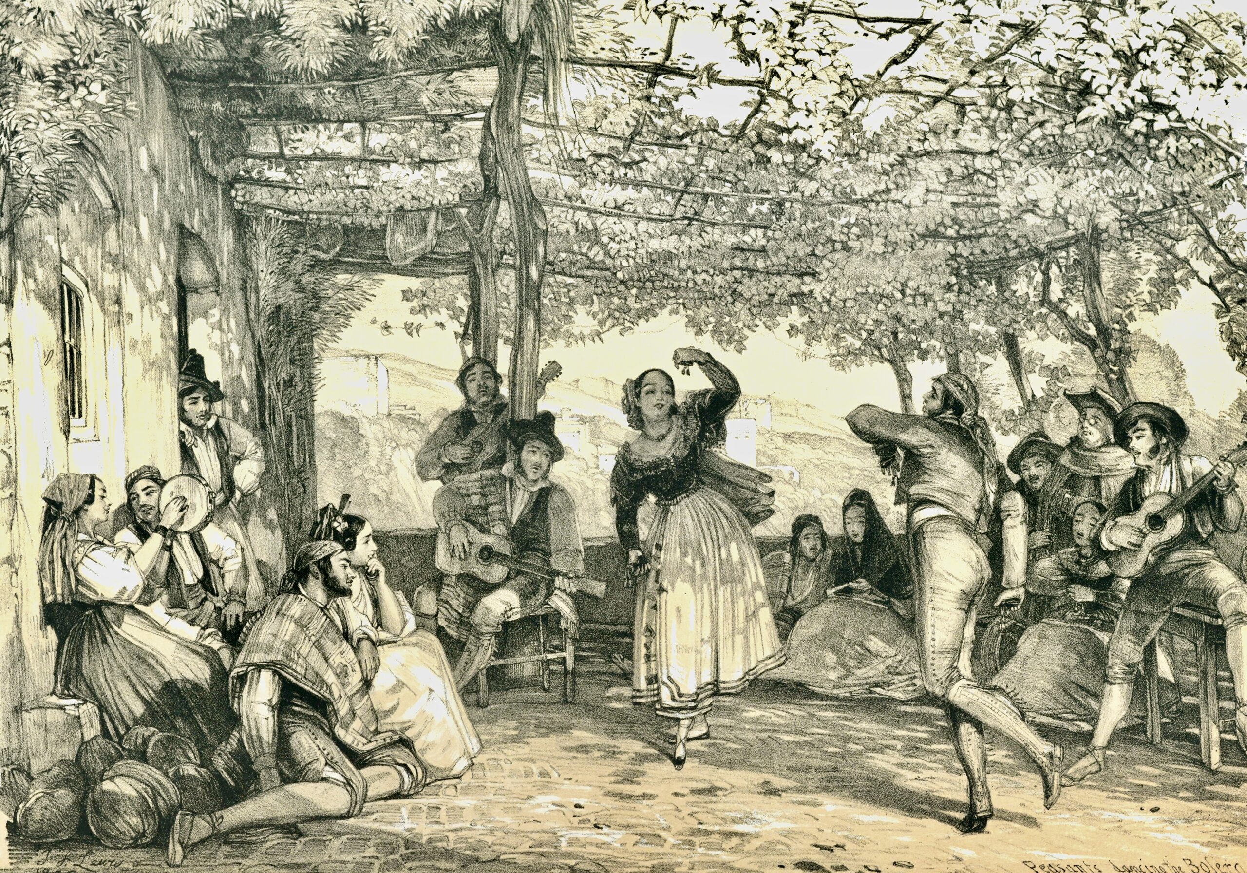 Spanish Peasants dancing the Bolero  