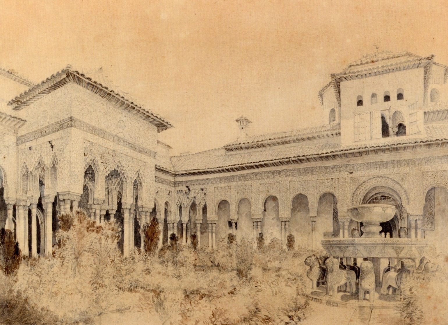 Granada, Alhambra, Patio de los Leones